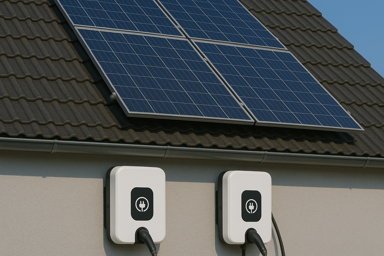 Solarpanele und Ladestationen im Fokus